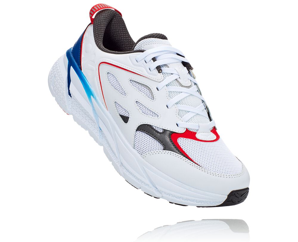 Hoka One One X Opening Ceremony Clifton Promenadskor All Gender Vita/Blå - SE-3147506